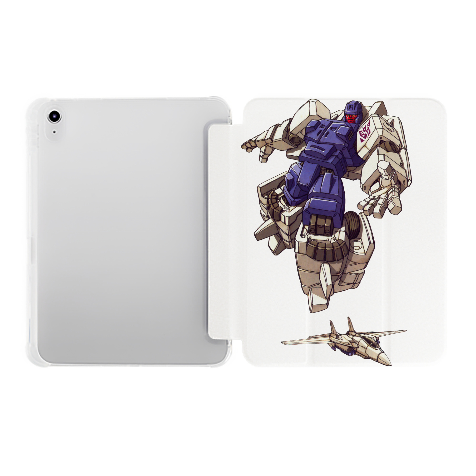 （画像用）  IPad ケース ペン収納付き 三つ折りスタンド PUレザー×シリコン 対応機種9.5/10.5/10.9インチ